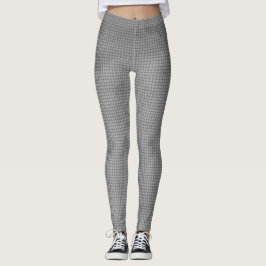 Grått Grid Leggings