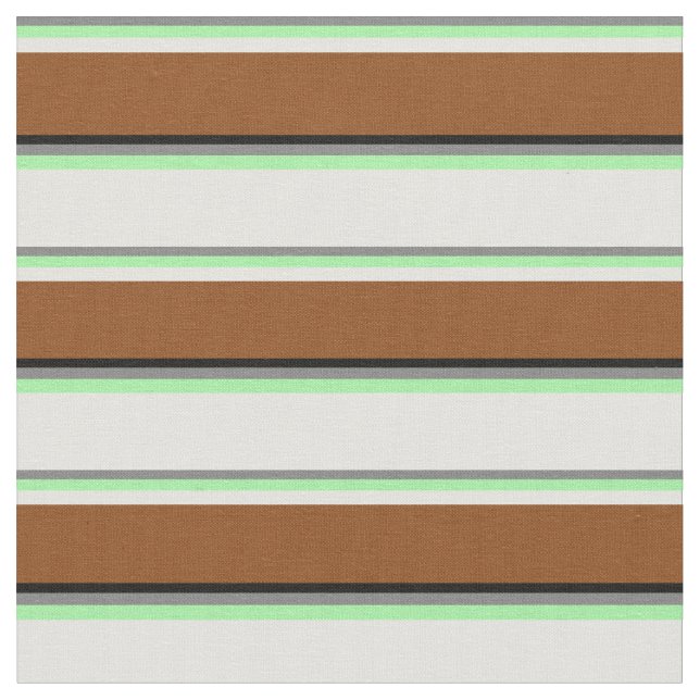Grått-, Grönt-, Light Cyan-, Brown- och Black-Färg Tyg (Närbild)