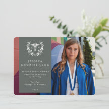 Grått Grönt + Vit Laurel- utandningsinkorg