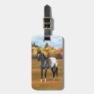 Grått Grulla Appaloosa Quarter Horse Stallion Bagagebricka