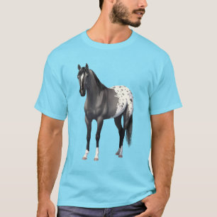 Grått Grulla Appaloosa Quarter Horse Stallion T Shirt