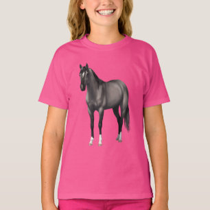 Grått Grulla Quarter Horse Stallion T Shirt