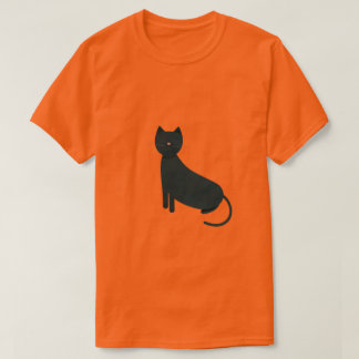 grått grunge cat t shirt