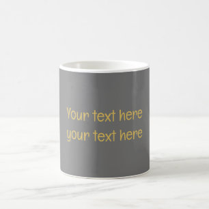 Grått Guld Professionell Trendig Minimalistisk Ege Kaffemugg
