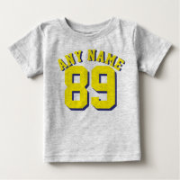 GRÅTT & GULT BABY | Sports Jersey Design