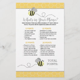 Grått Gult Humla What's in Your Mobil Game