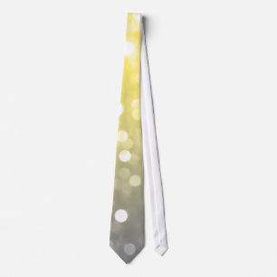 Grått gult sparkly bokeh slips