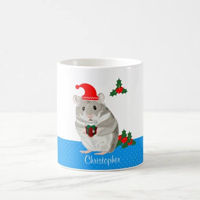 Grått Hamster personlig Kaffemugg (Center)