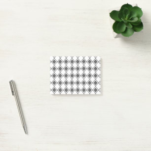 Grått Harlequin Post-it Block