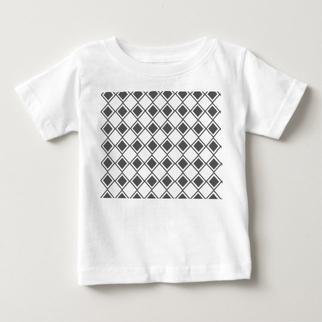 Grått Harlequin T Shirt (Framsida)