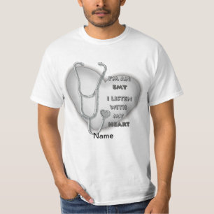 Grått Heart EMT T Shirt
