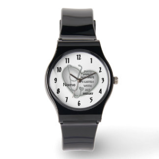 Grått Heart Midfru Nurse Armbandsur