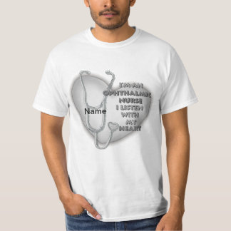 Grått Heart Oftalmisk näsa T Shirt