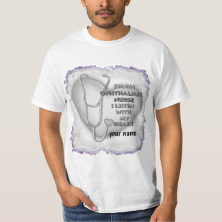 Grått Heart Oftalmisk näsa T Shirt