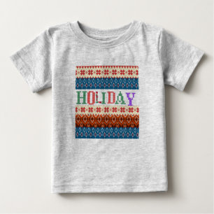Grått Helgdag Baby T Shirt