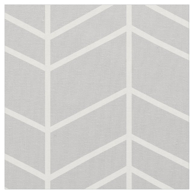 Grått Herringbone Chevron Tyg (Närbild)