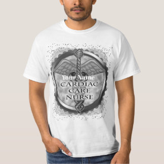 Grått Hjärtvårdssjuksköterska T Shirt