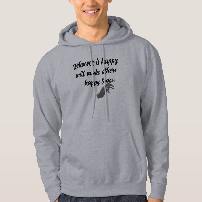 Grått Hoodie (Framsida)