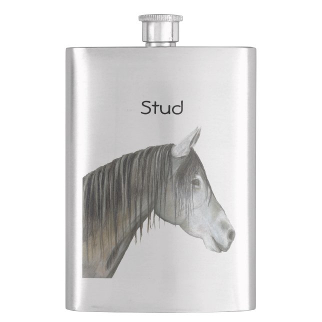 Grått Horse Fickplunta (Framsidan)