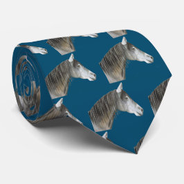 Grått Horse Neck Tie Slips