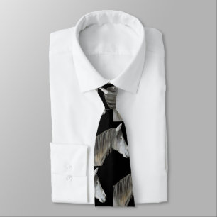 Grått Horse Neck Tie Slips