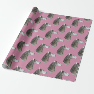 Grått Horse Presentpapper