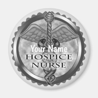 Grått Hospice Nurse magnet