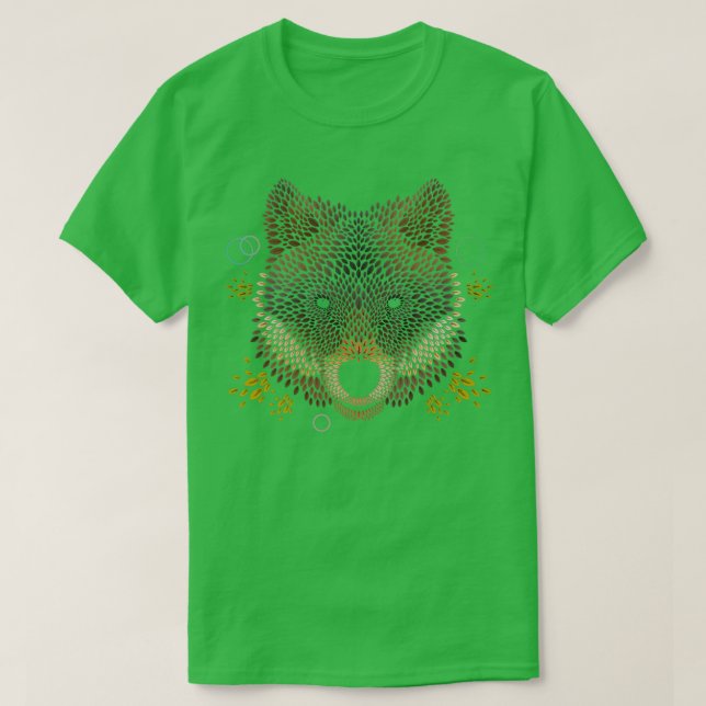 Grått Hund T Shirt (Design framsida)