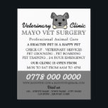 Grått Hund, veterinär, veterinärtjänst Flygblad<br><div class="desc">Grått Hund,  Veterinär,  Veterinär Service Advertising Flyer från Affärskortet Store.</div>