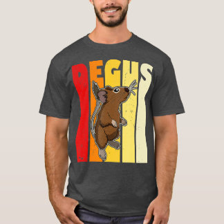 Grått husdjur som säger shrub råtta degus 5 t shirt