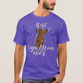 Grått husdjur som säger shrub råtta degus 9 t shirt