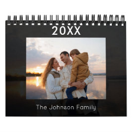 Grått i Modern Family Photo Calendar Kalender