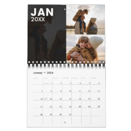 Grått i Modern Family Photo Calendar Kalender