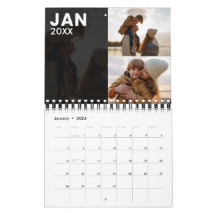 Grått i Modern Family Photo Calendar Kalender