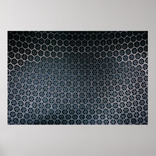 Grått-illustration Poster