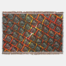 Grått "inramad öga, groddor, kvadrater eller rödgr