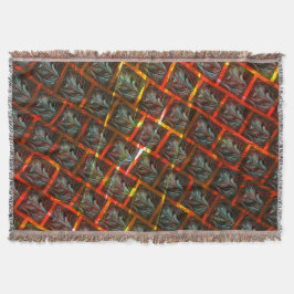 Grått "inramad öga, groddor, kvadrater eller rödgr filt