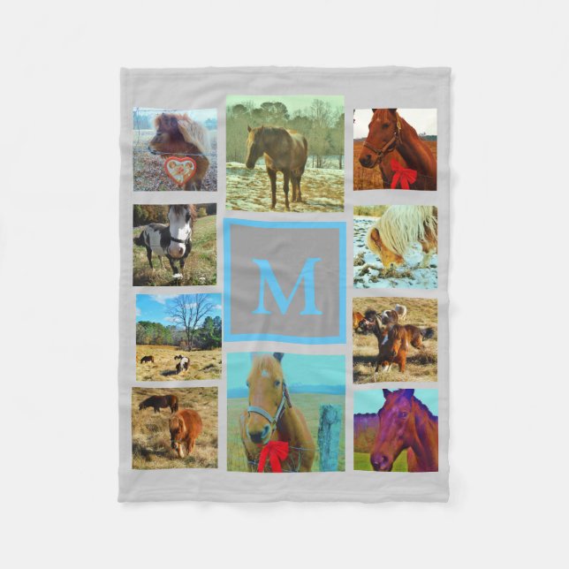 Grått Instagram kollapsar ihop din anpassningsbar  Fleecefilt (Framsidan)