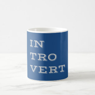 Grått Introvert Mugg