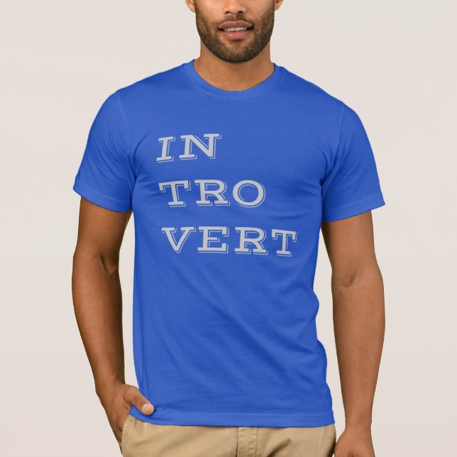 Grått Invertera T-shirt (Framsida)