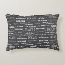 Grått Italiano Restaurant Pizza Namn Typografiska