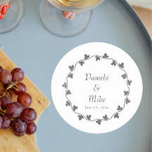 Grått Ivy WAN Personlig Bröllop