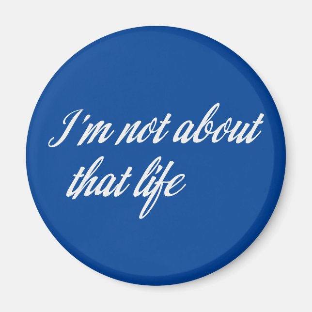 Grått jag inte handlar om det livet magnet (Framsidan)