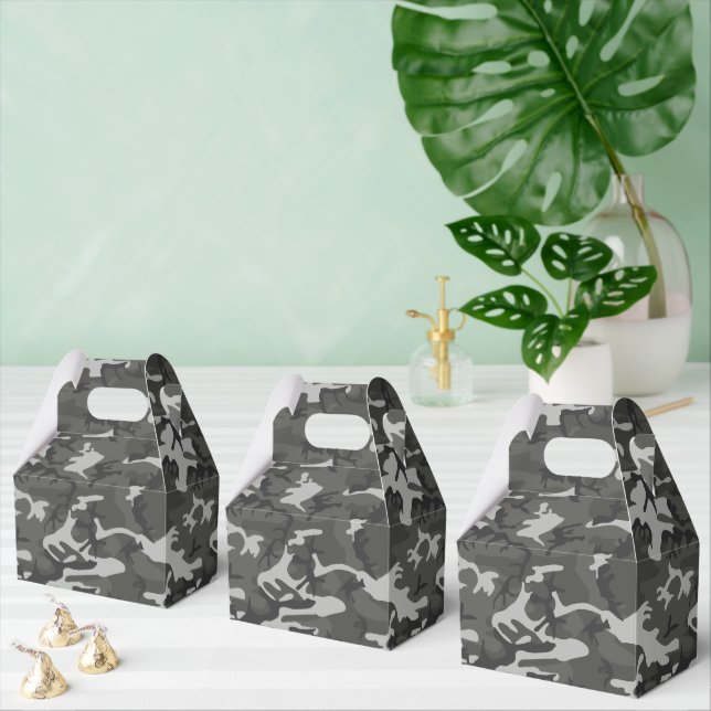 Grått kamouflage mönster, Militärt mönster, Armé Presentaskar (Multipel)