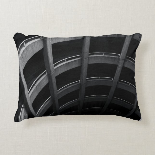 GRÅTT KOLUMNER PRYDNADSKUDDE (Framsidan)