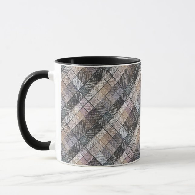 grått kontrollerat. mugg (Vänster)
