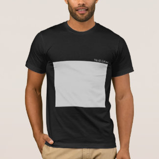 Grått kort %18 för fotografer t-shirt