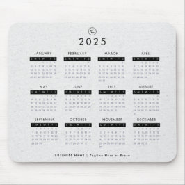 Grått Kraft 2023 Calendar Anpassningsbar Business  Musmatta