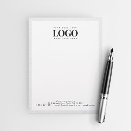 Grått Kraft Add your Rectangle Business Logotyp Te Brevhuvud