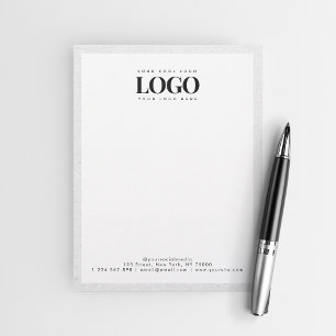 Grått Kraft Add your Rectangle Business Logotyp Te Brevhuvud